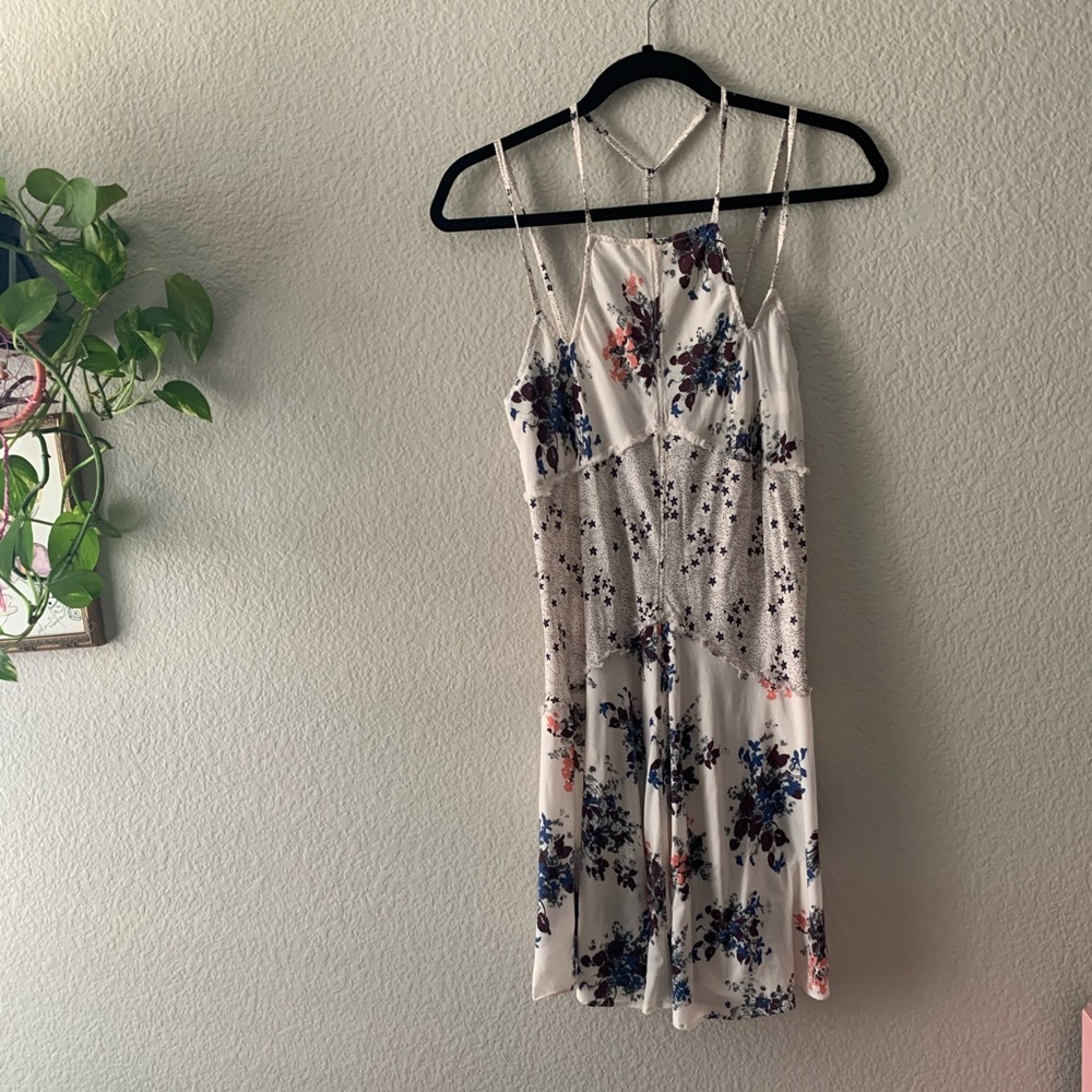 Free People Intimately White Floral Dress Small